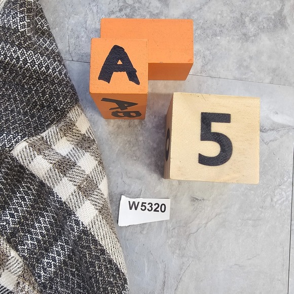 Flannel Plaid Shirt Jacket Womens L XL Black Tan Zip Shacket Cabin 90s KRAZY KAT - Picture 11 of 11